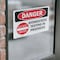 Signmission Hydrostatic Testing In Progress Danger Sign, Vinyl Decal, 7in W x 5in L, 2PK OS-2PACK-DS-D-57-L-2559 - alternate 3
